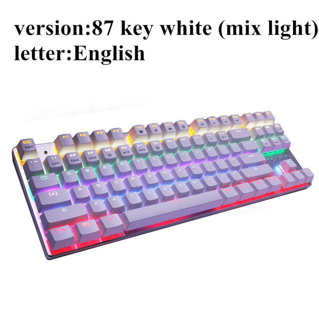 Edition Mechanical Keyboard 87 keys Blue Switch Gaming