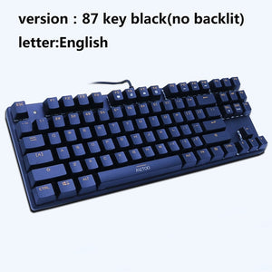 Edition Mechanical Keyboard 87 keys Blue Switch Gaming