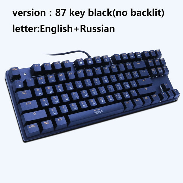 Edition Mechanical Keyboard 87 keys Blue Switch Gaming