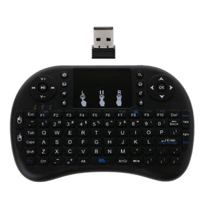 English 2.4GHz Wireless i8 Keyboard Touchpad Fly Air Mouse