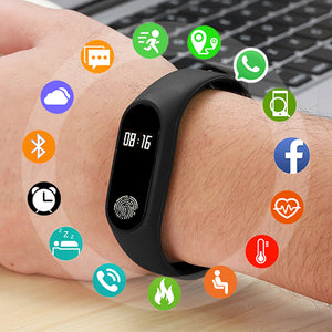 Sport Bracelet Smart Watch Men Women Smartwatch For Android